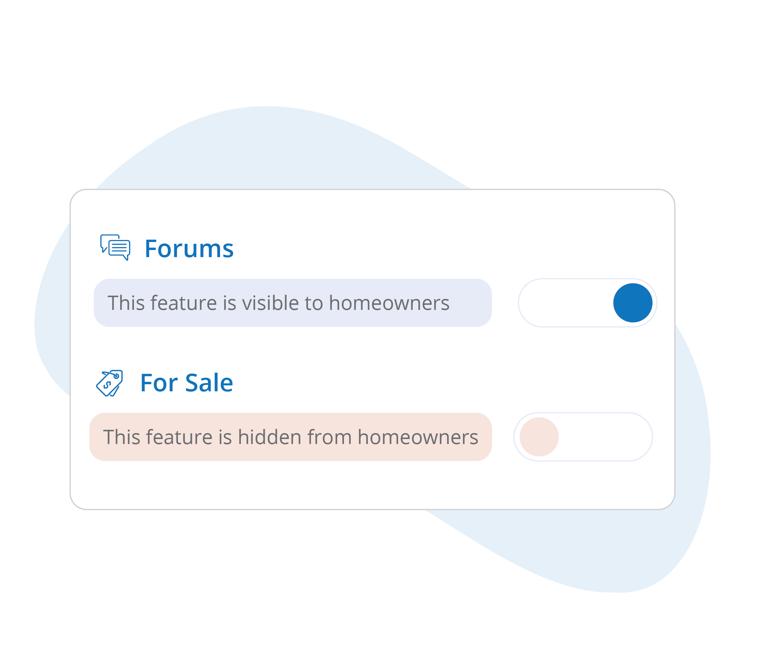 feature visibility